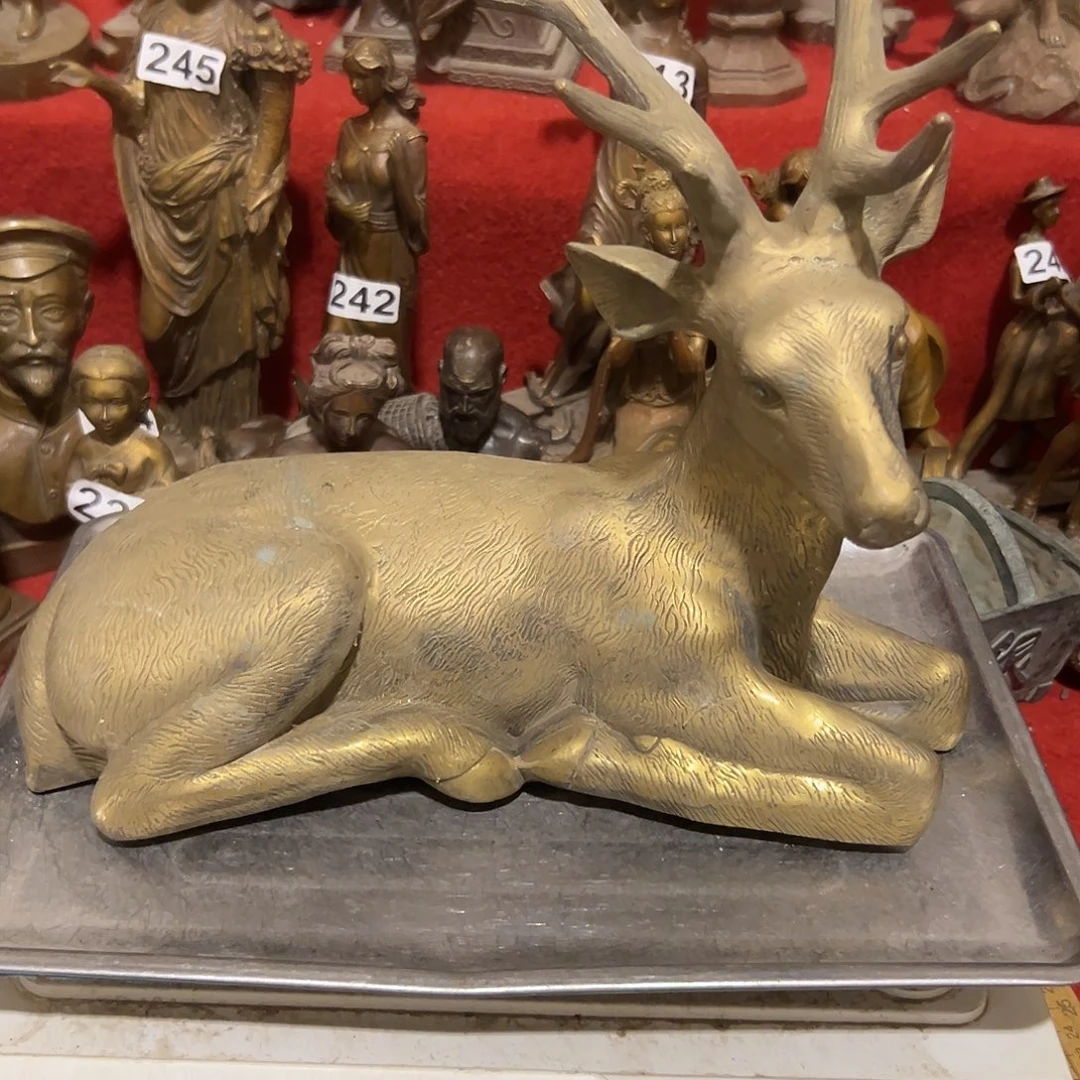 久***伴黄铜摆件，文房摆件工艺品