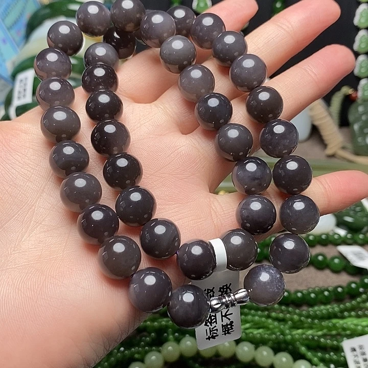 和田玉未镶嵌手链卡12