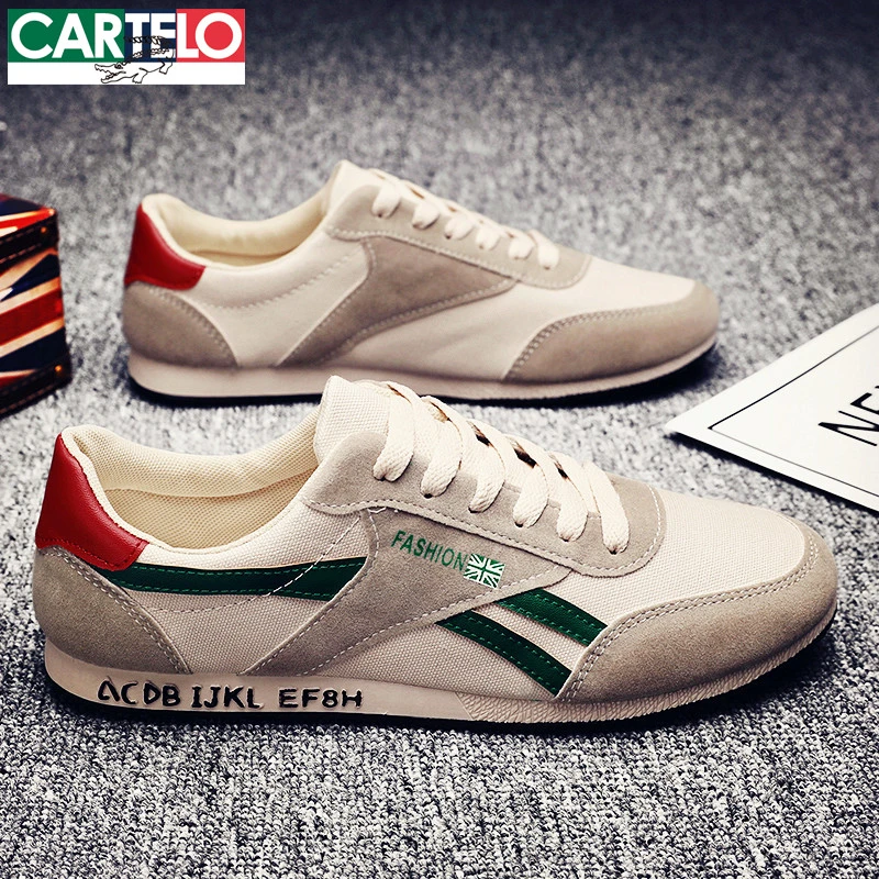 卡帝乐鳄鱼阿甘板鞋男鞋秋季2025新款透气帆布款运动休闲鞋子男士