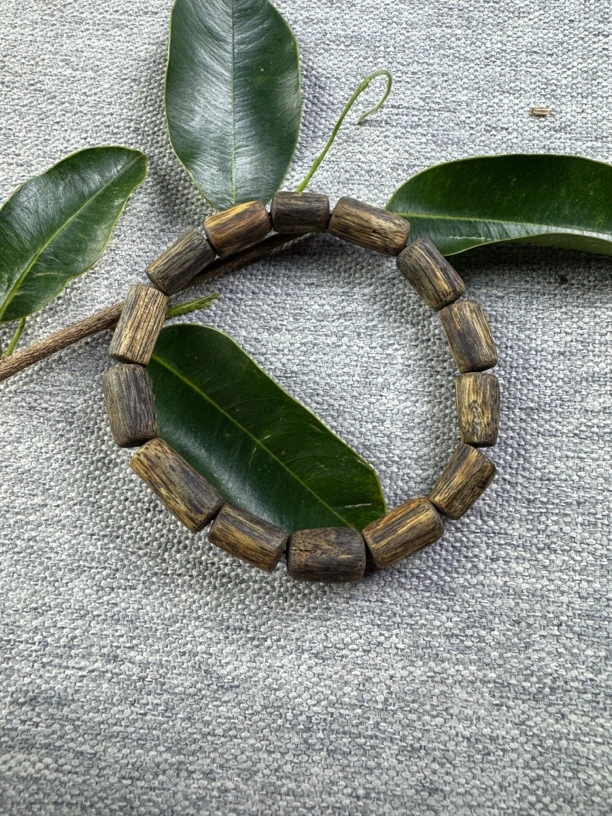 沉香奇楠沉香随行桶珠单圈卡 07/6 克+多样性发一 R021