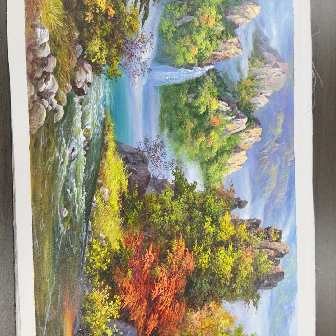 油画我的小可爱小