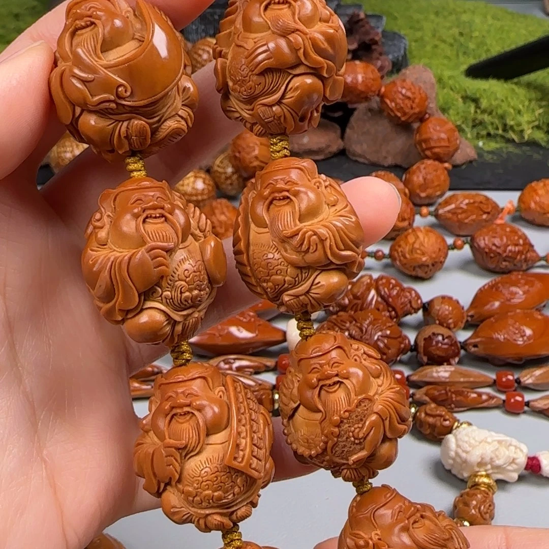 橄榄核手串/手链25八宝大财神