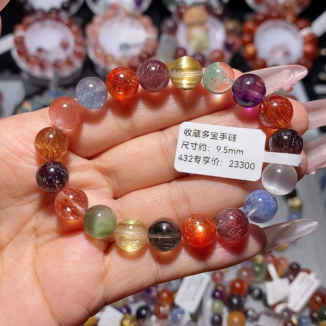 水晶未镶嵌手链多宝
