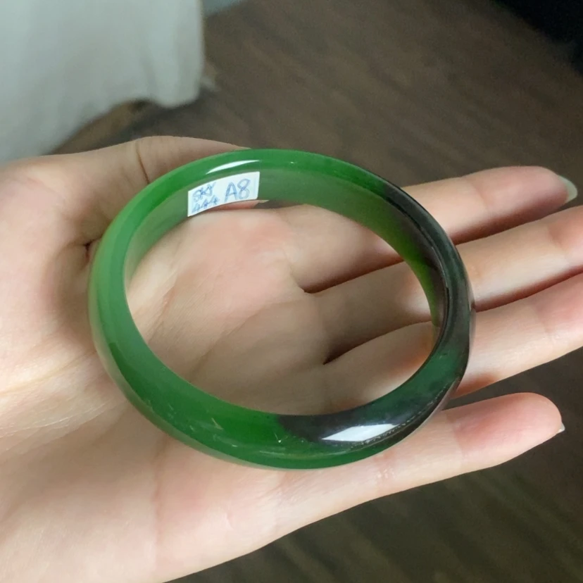【闪购商品】未镶嵌手镯和田玉（碧玉）