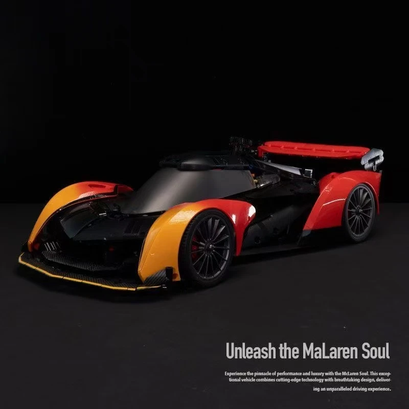 迈凯轮GT异启Y10000积木遥控汽车模型高难度机械拼装玩具