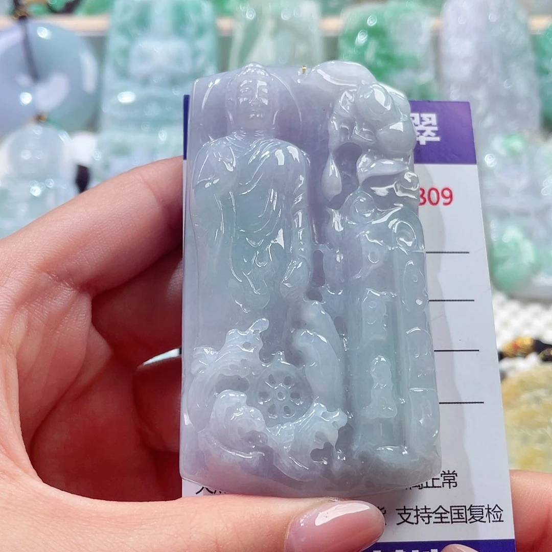 颈饰未镶嵌翡翠阿弥陀佛