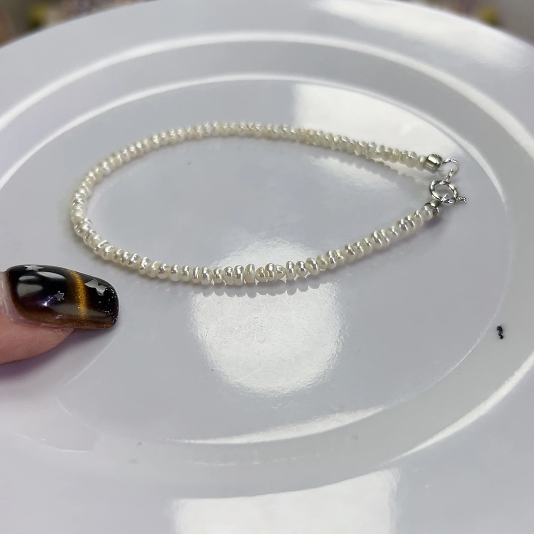 手绳钛钢淡水珍珠