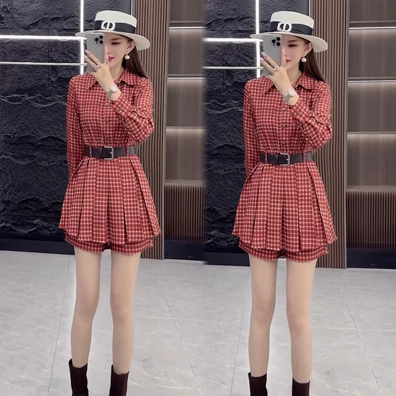 2025秋季新款时尚显瘦气质网红高档洋气女高级百搭宽松大码两件套