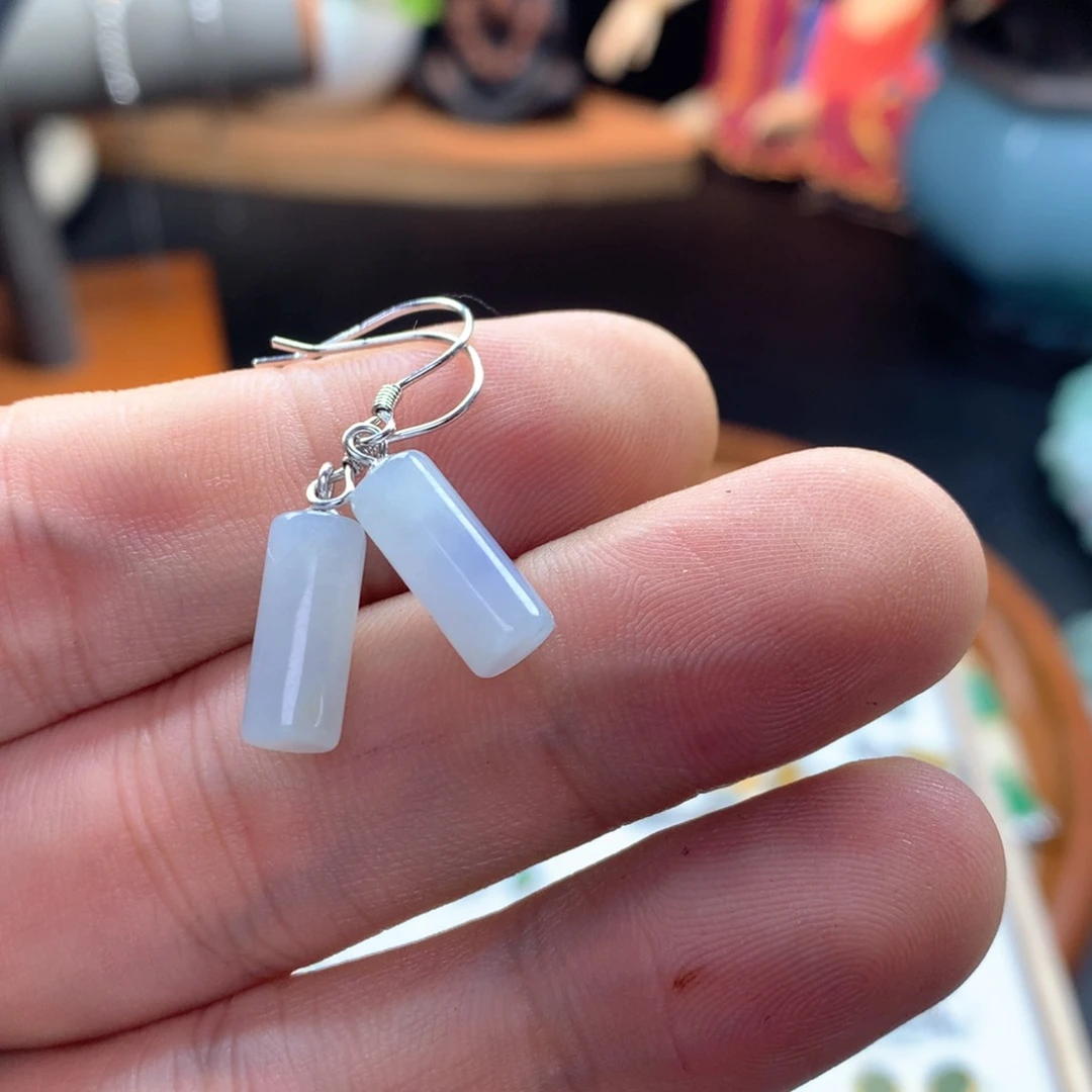 颈饰银S925镶嵌翡翠