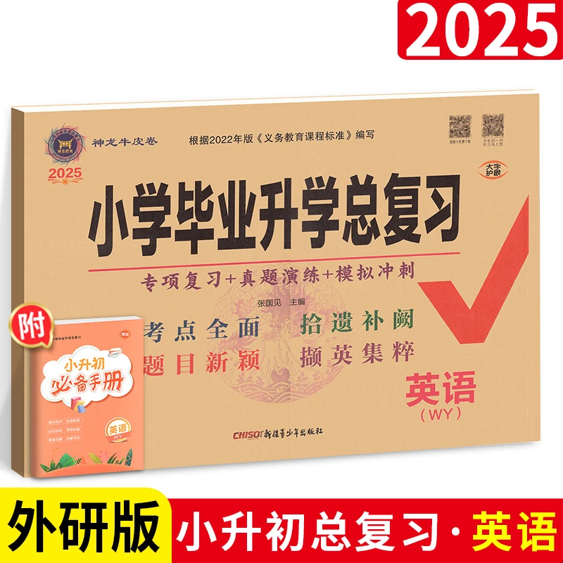 小学毕业升学总复习英语外研版海淀小升初真题卷2025人教版小学升