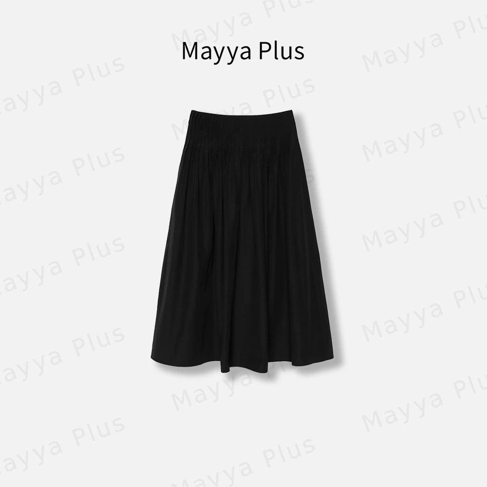 【风琴裙】Mayya Plus麦芽定制轻奢气质显瘦百搭女装半身裙32417305