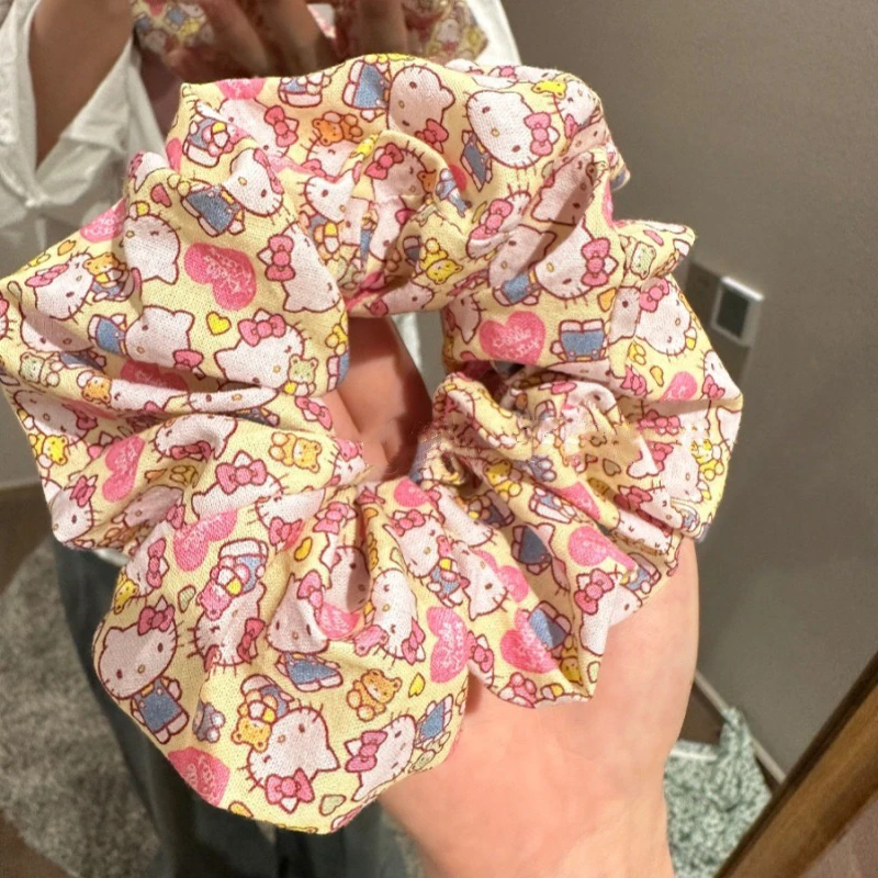 「补差专拍」可爱kitty猫咪大肠发圈高马尾发绳