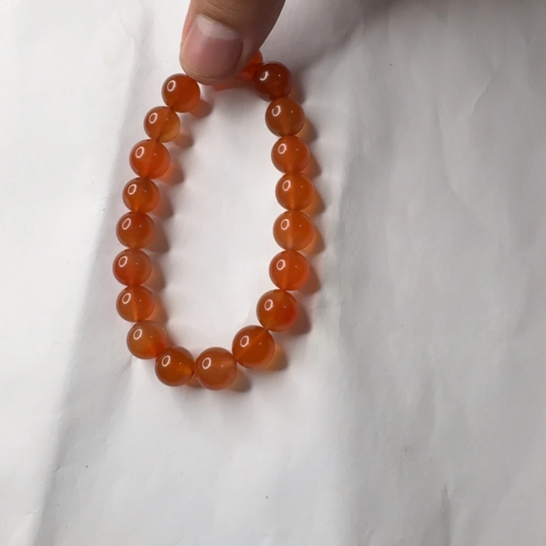 南红玛瑙单圈未镶嵌卡10微瑕11