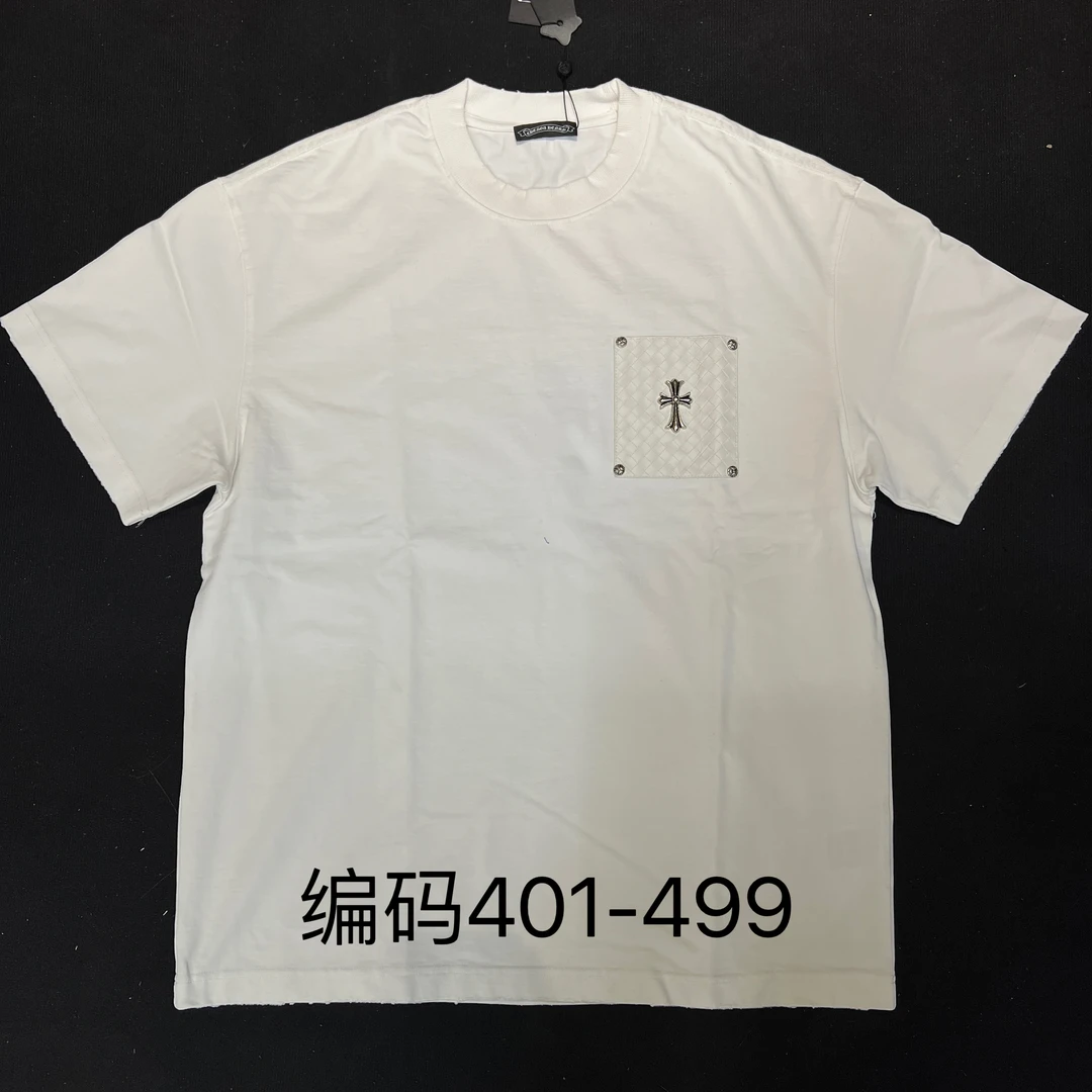 【编码401-499】2024潮流新款百搭休闲宽松T恤（男女同款）