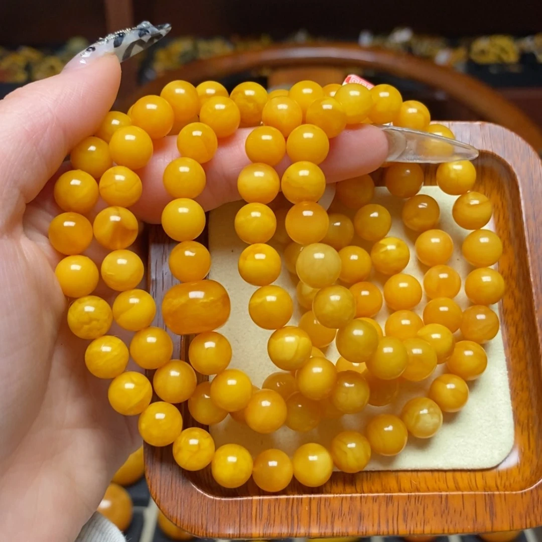 【闪购商品】蜜蜡手链未镶嵌手串