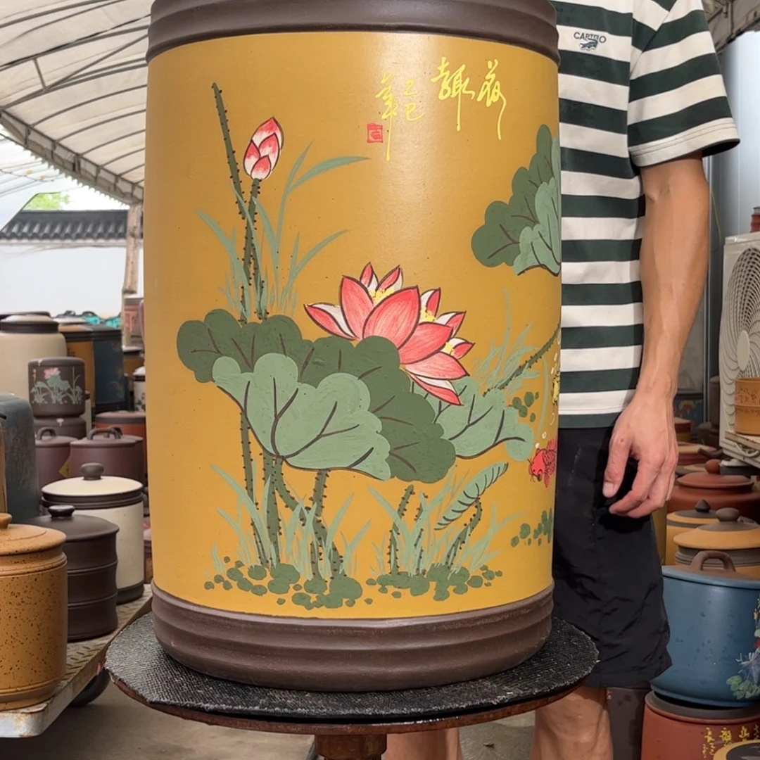 茶叶罐紫砂60 饼茶叶罐