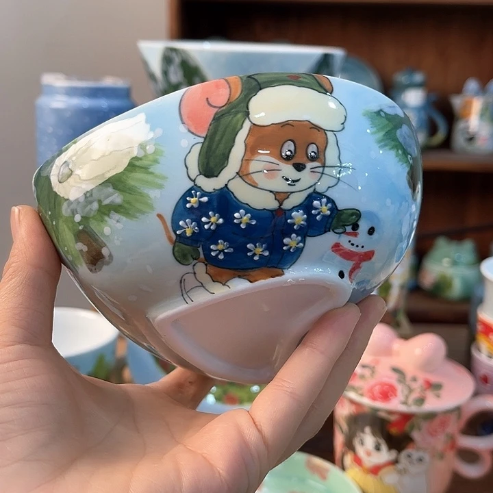 陶景德镇釉下手绘陶瓷