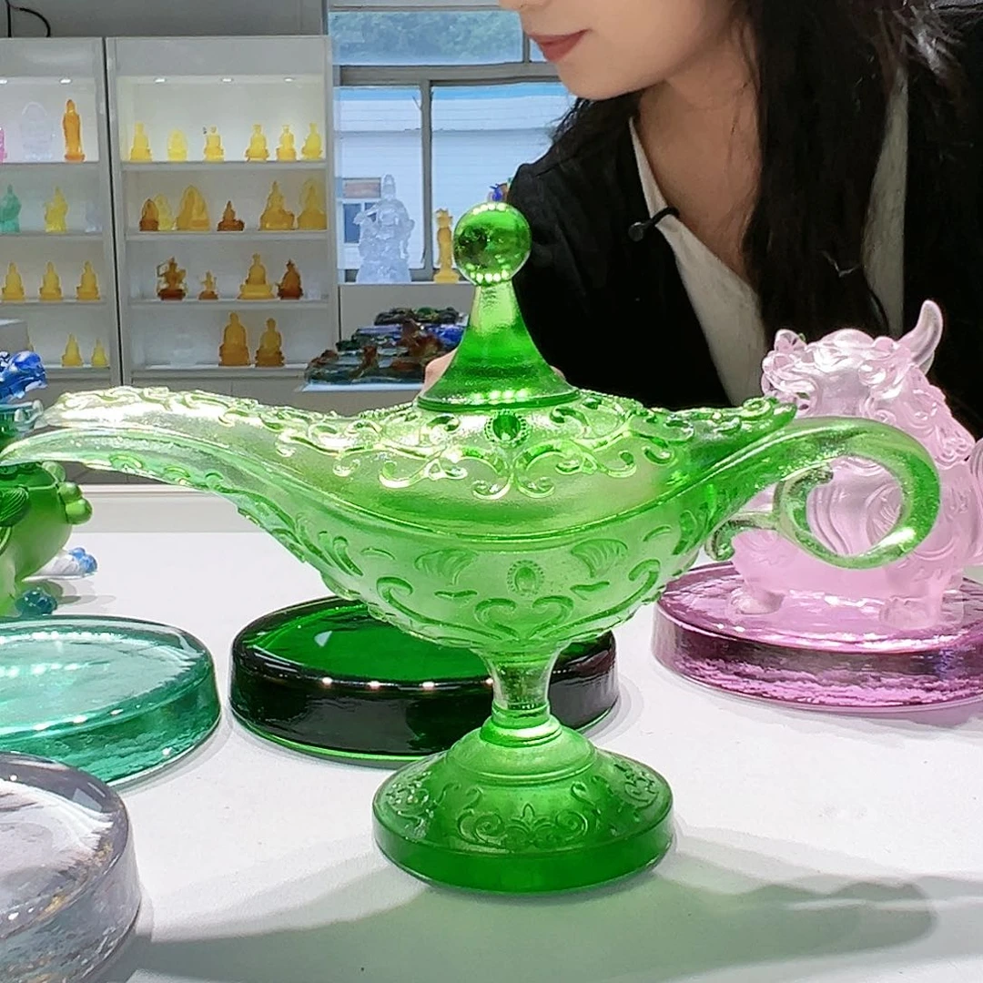 【闪购商品】手工艺品琉璃阿拉丁神灯香炉