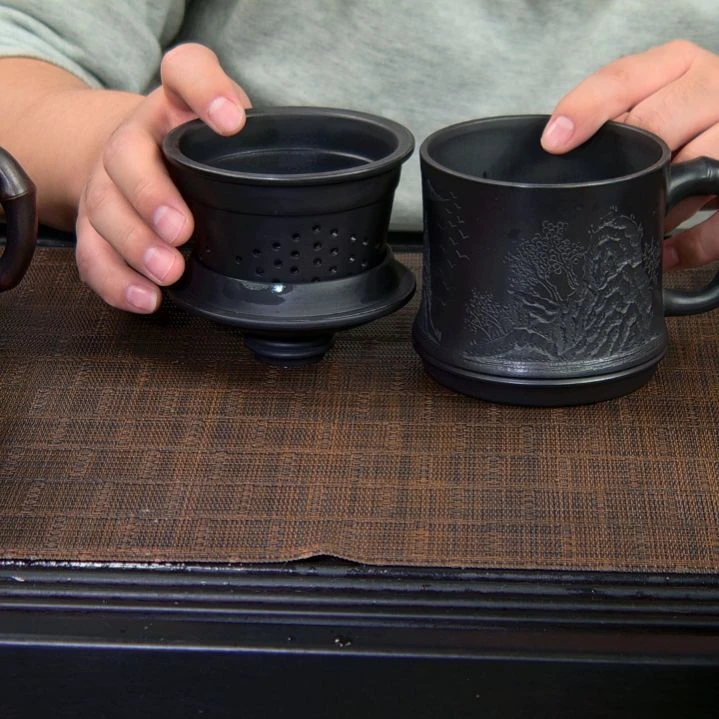 茶杯紫砂高货放漏