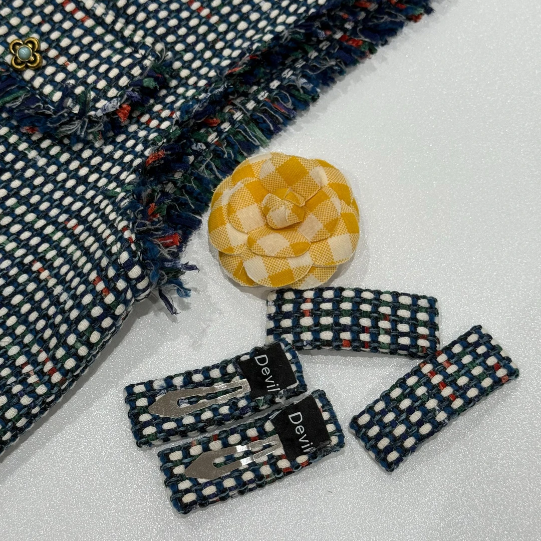 舟舟 【手工发夹】一对长7.5cm宽2.5cm