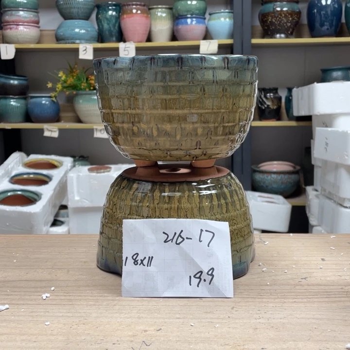 紫砂花盆多肉花盆微瑕17