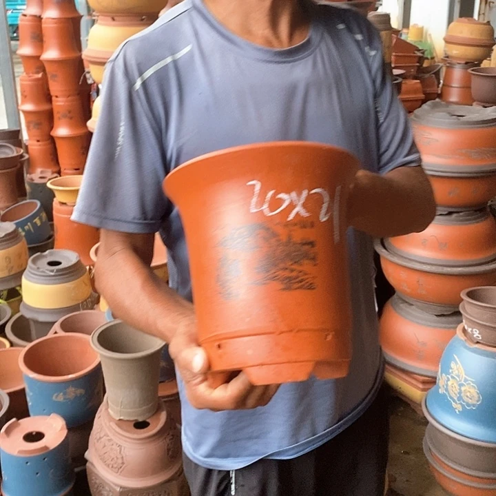 紫砂花盆紫砂花盆