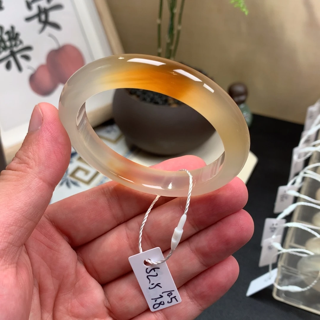 玛瑙/玉髓手镯未镶嵌*️****