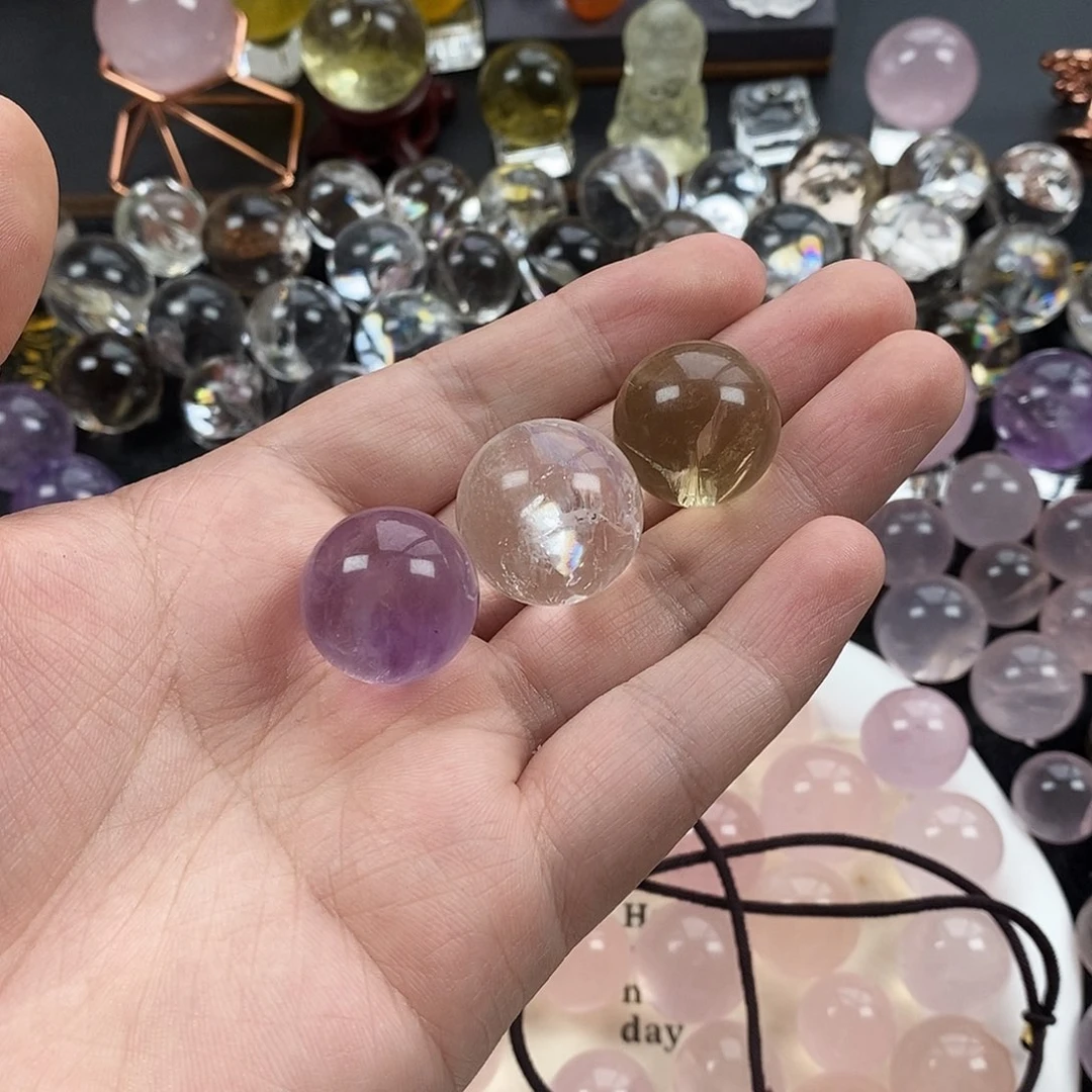 紫晶未镶嵌颈饰水晶