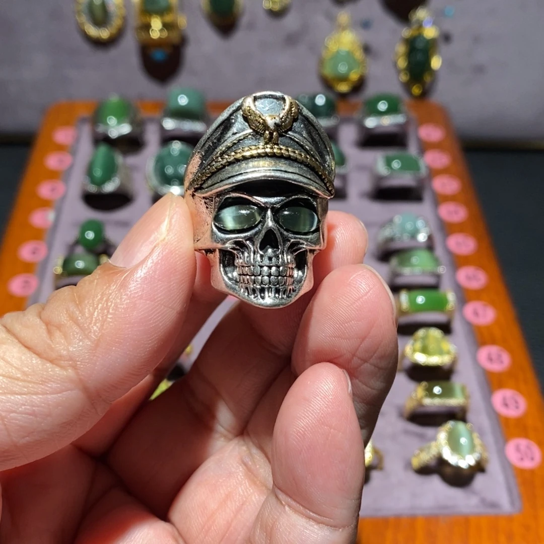 和田玉未镶嵌戒指