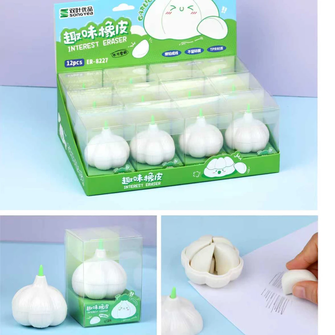 8227蒜你狠拼装整蛊橡皮一单12套
