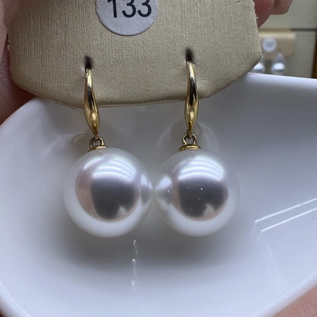 耳饰淡水珍珠银S925镶嵌