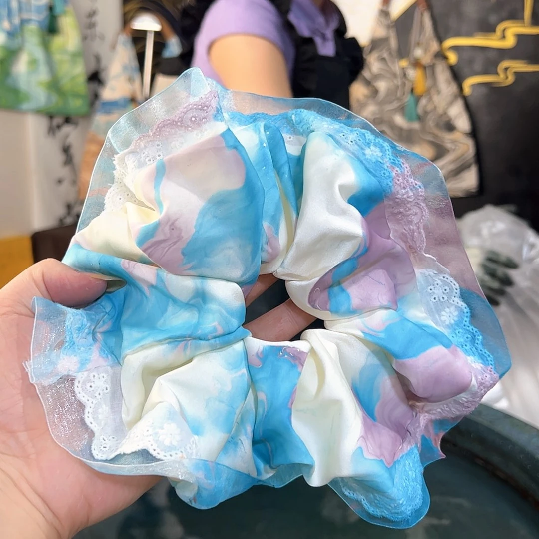 276精品蕾丝发圈手作