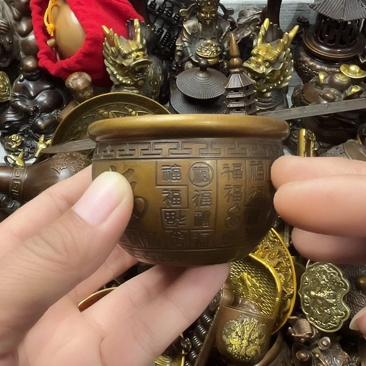 顺顺利利，铜器摆件