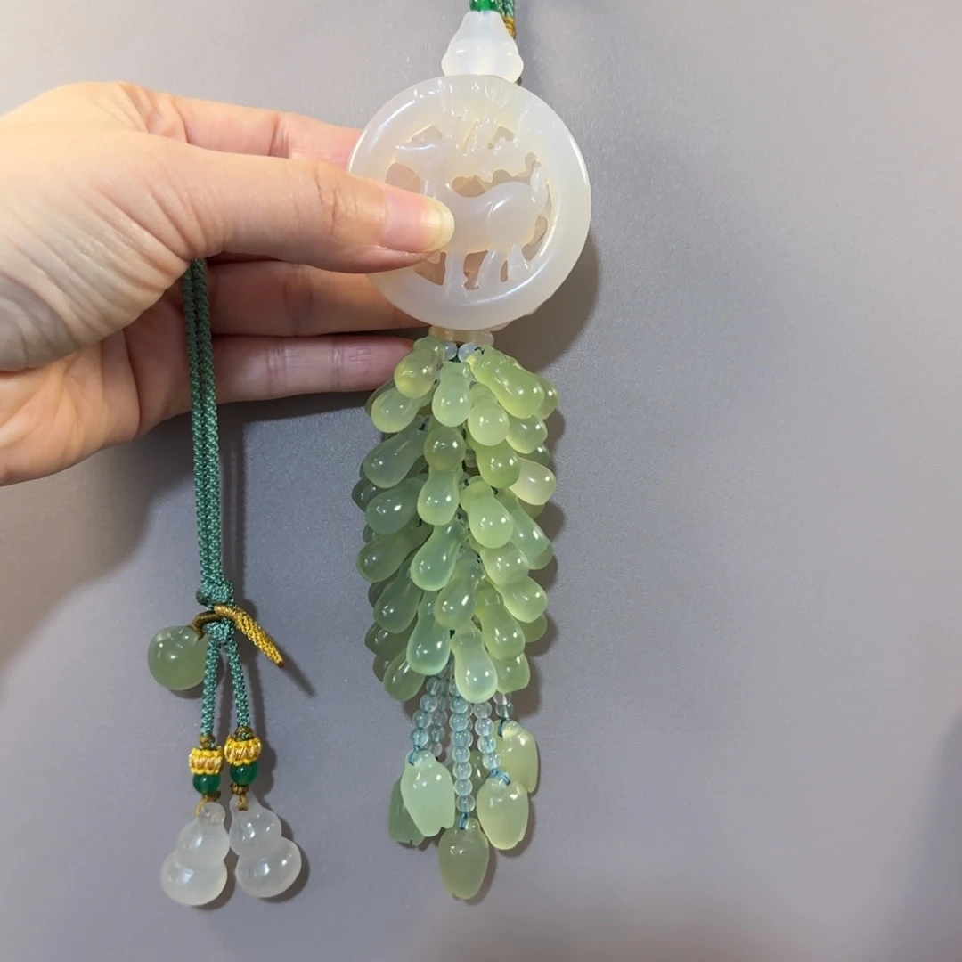 英***妆玛瑙/玉髓汽车挂件福利款未镶嵌