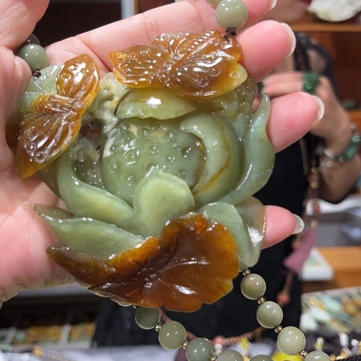 未镶嵌岫玉毛衣链