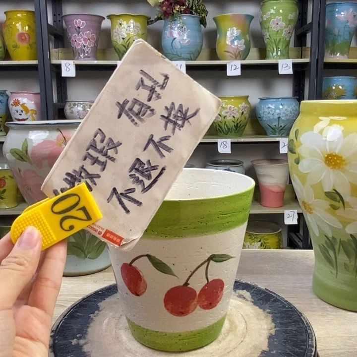 景德镇高温陶瓷花盆