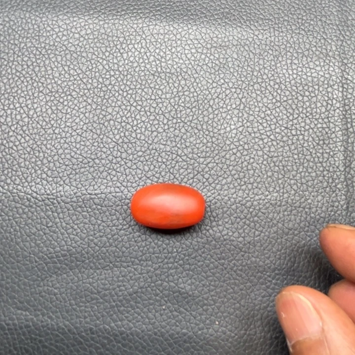 南红玛瑙随型筒珠未镶嵌大黑洞随型筒珠