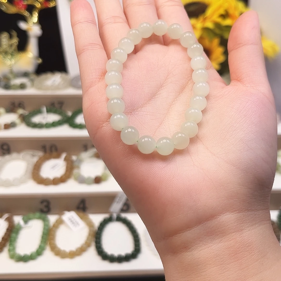 多***肉和田玉未镶嵌手链