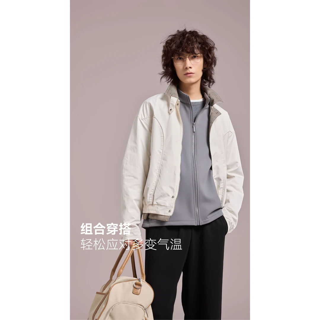 YM7399男款外套秋冬季潮流时尚百搭保暖短外套