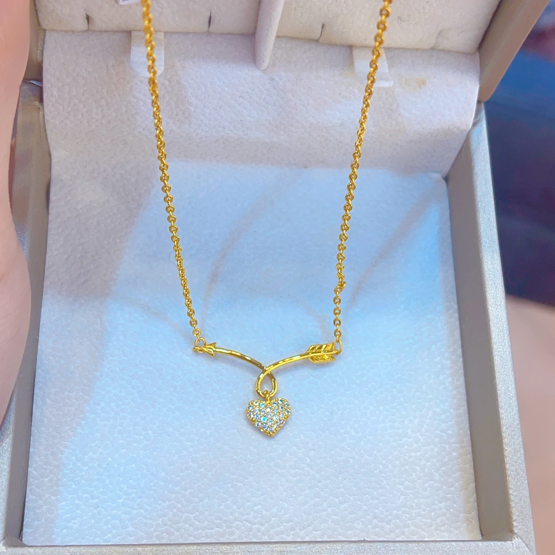 铜合金项链 1141新款项链爆款白搭时尚金色铜合金白搭时尚金色