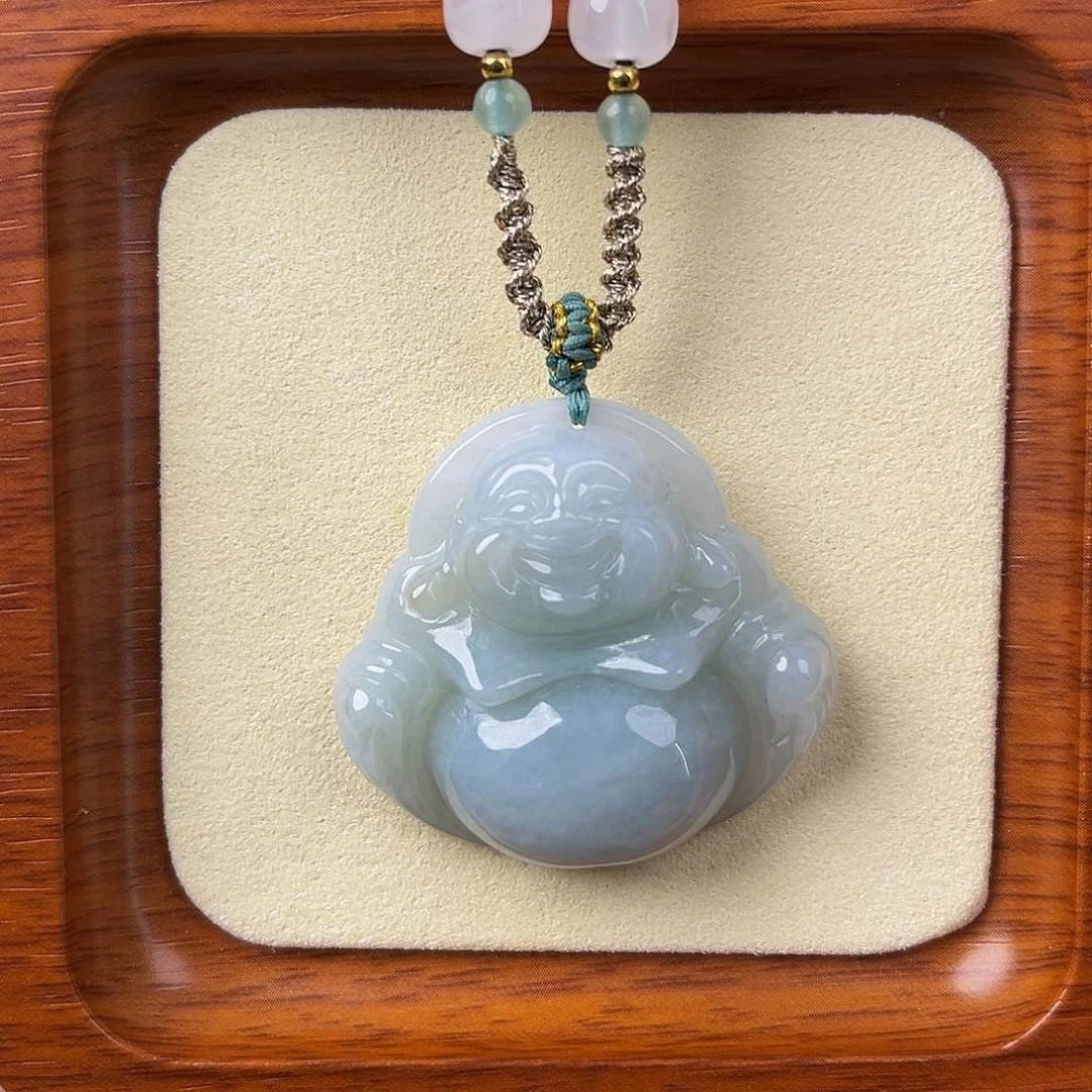 y***贝翡翠未镶嵌颈饰佛公
