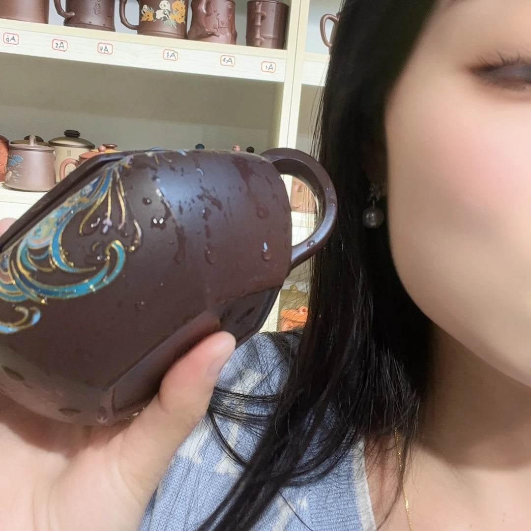 王***华茶杯紫砂手工制作