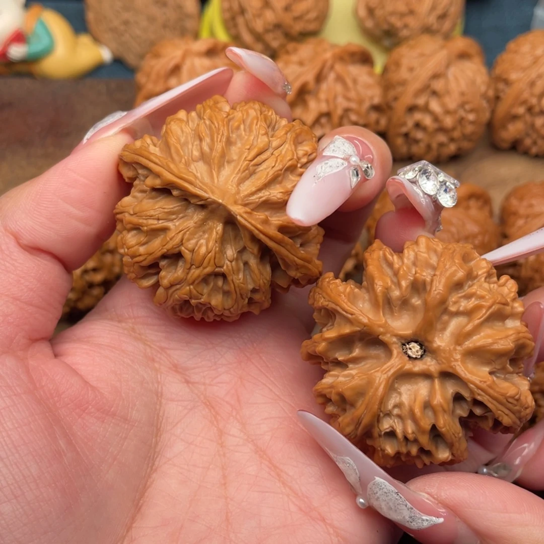 把件文玩核桃全品毕业满肉苹果园46