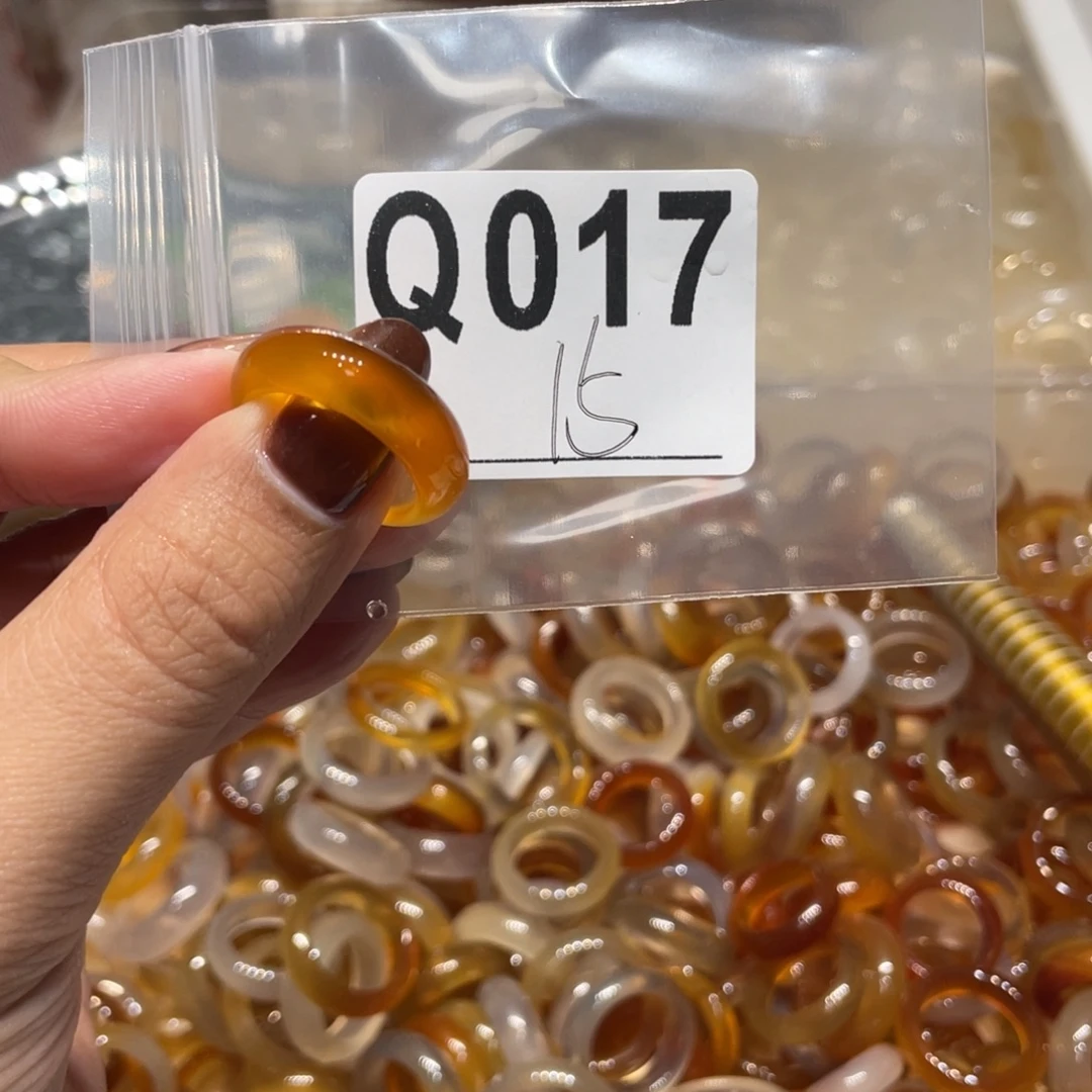 玛瑙/玉髓未镶嵌戒指017