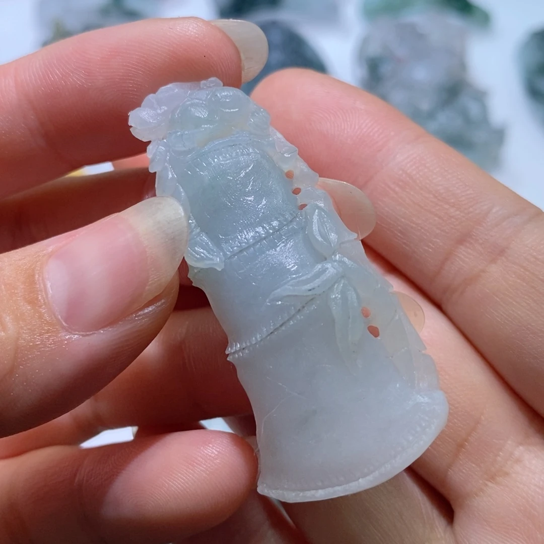 未镶嵌定制翡翠毛货