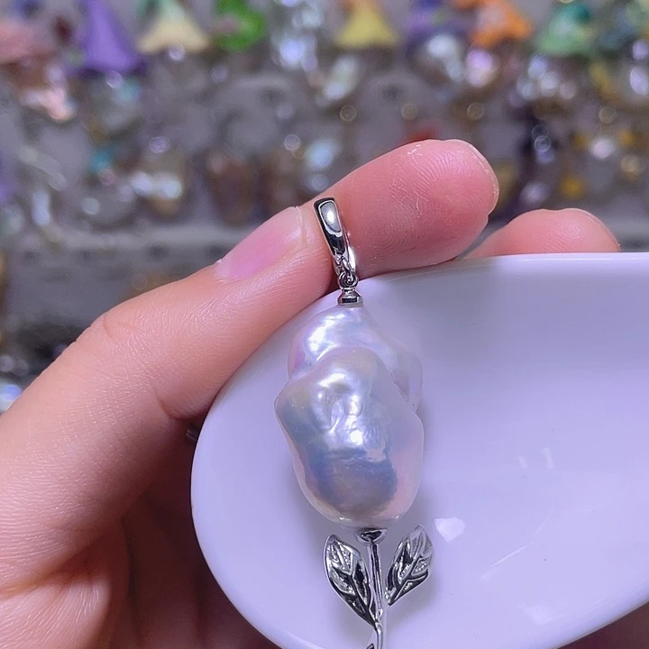淡水珍珠颈饰合金93