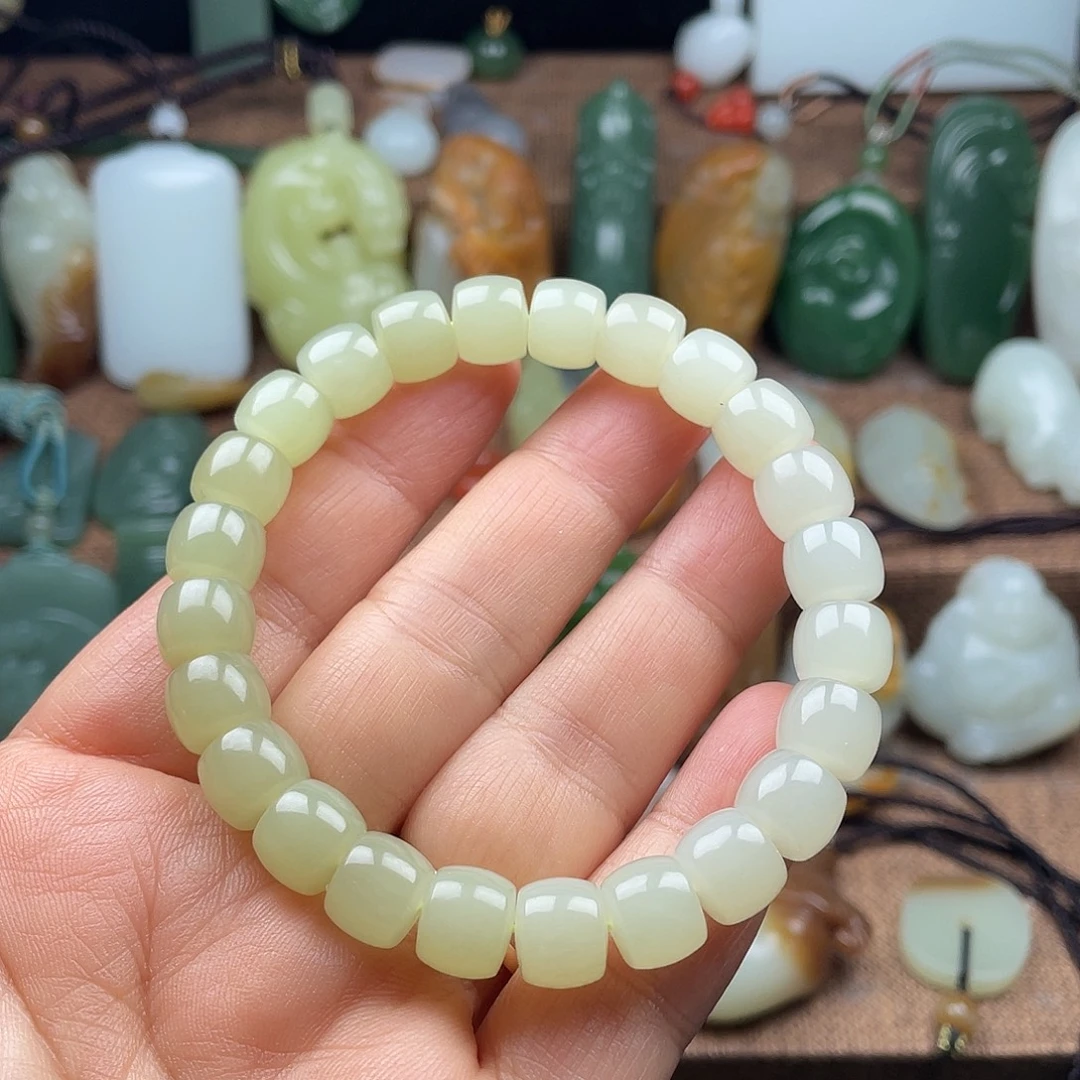 和田玉（黄玉）未镶嵌手串