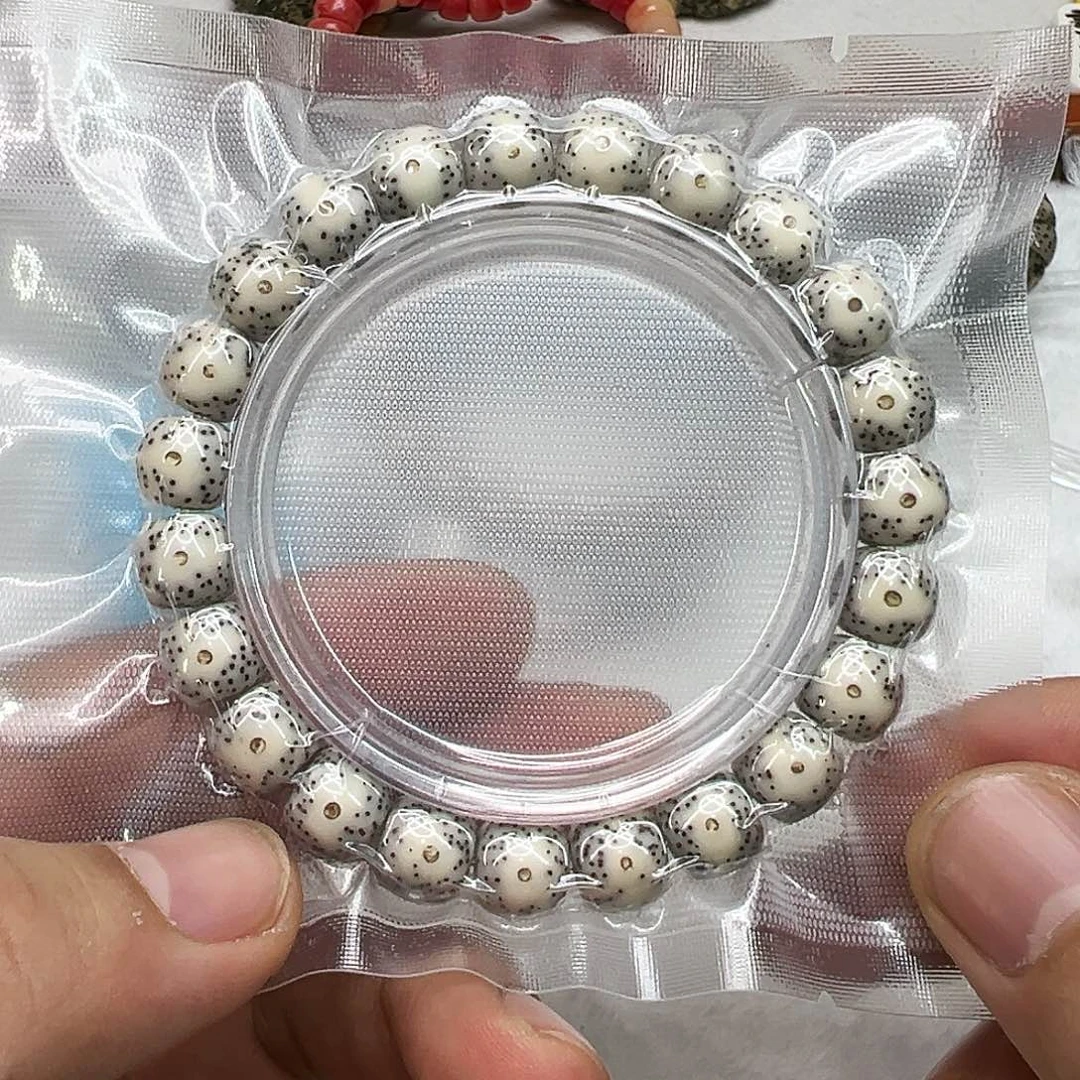 星月菩提手串45殿堂卡姿兰超大眼睛石玉星月菩提单圈10×9