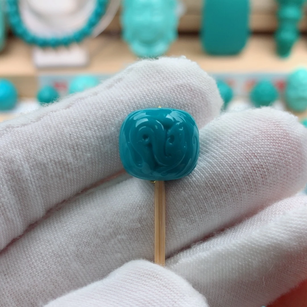 绿松石未镶嵌发饰13.5-12.2