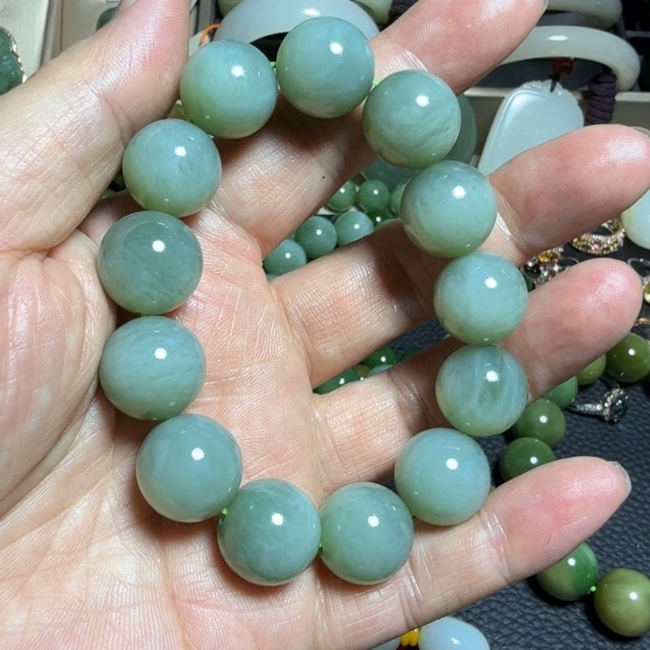 和田玉（碧玉）手串未镶嵌